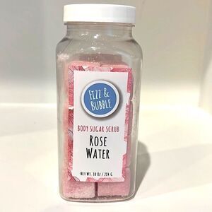 Fizz & Bubble ROSE WATER BODY SUGAR SCRUBS brand new made in the USA!!!